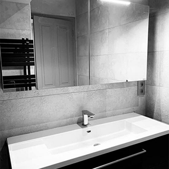 Plomberie Fernandes rénovation salle de bain moderne travaux